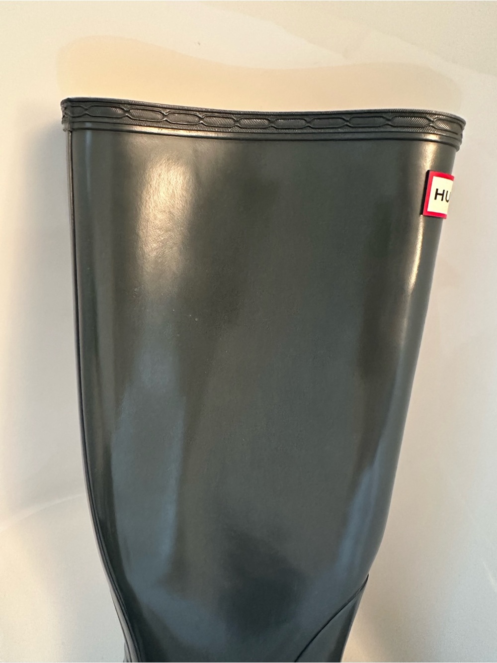Hunter Gloss Green Tall Rain Boots - Picture 5 of 6